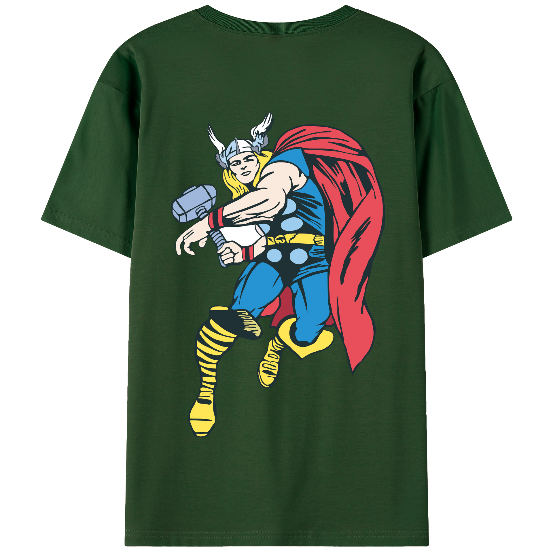 （画像用） アベンジャーズ The Avengers 綿100％半袖Tシャツ（背面プリント）